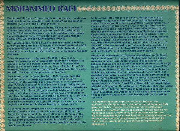 Buy Mohammed Rafi - Live, Round The World | Musiccircle – MusicCircle