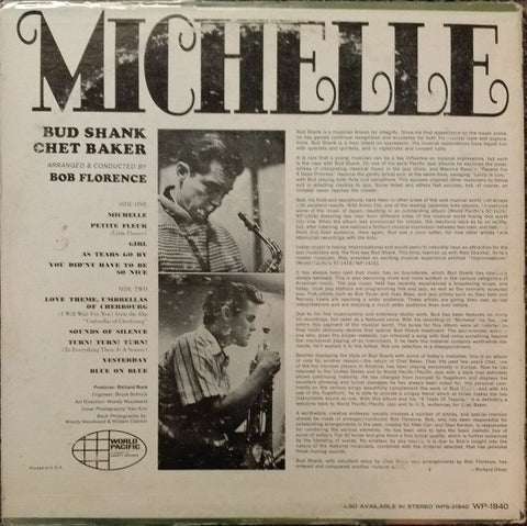 Bud Shank - Michelle (Vinyl) Image