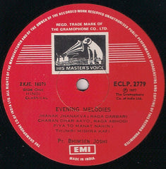 Bhimsen Joshi - Evening & Morning Melodies (Vinyl)