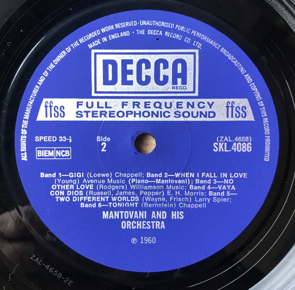 Mantovani And His Orchestra - Songs To Remember (Vinyl) Image