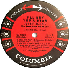 Johnny Mathis With Nelson Riddle And His Orchestra - I'll Buy You A Star (Vinyl) Image