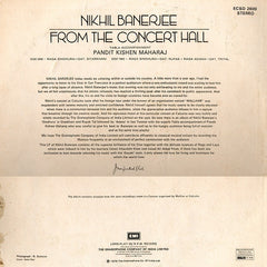 Nikhil Banerjee - From The Concert Hall (Vinyl)