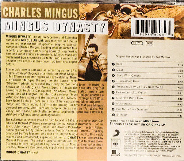 Charles Mingus - Mingus Dynasty (CD)