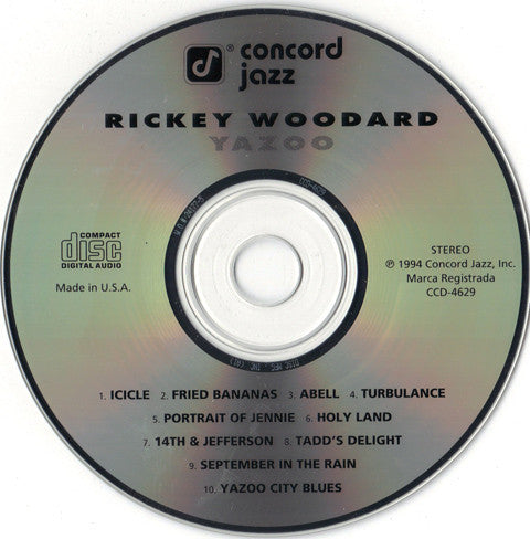 Rickey Woodard - Yazoo (CD) Image