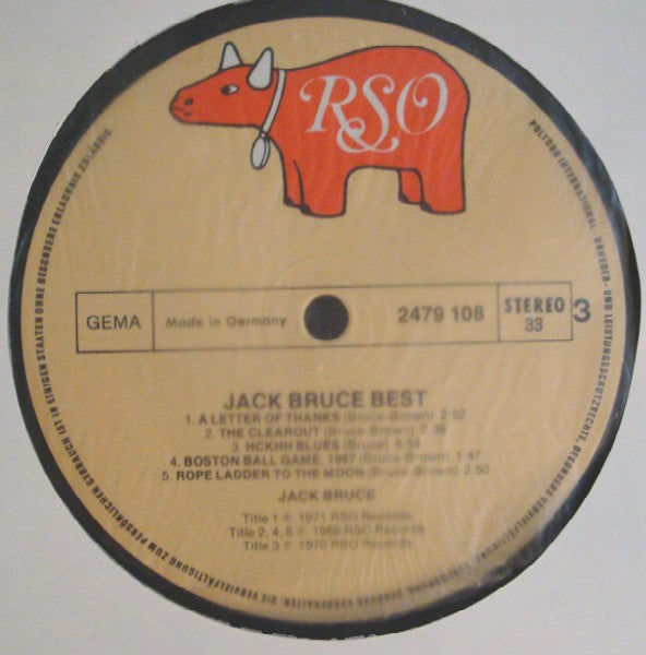 Jack Bruce - At His Best (Vinyl) (2 LP) Image