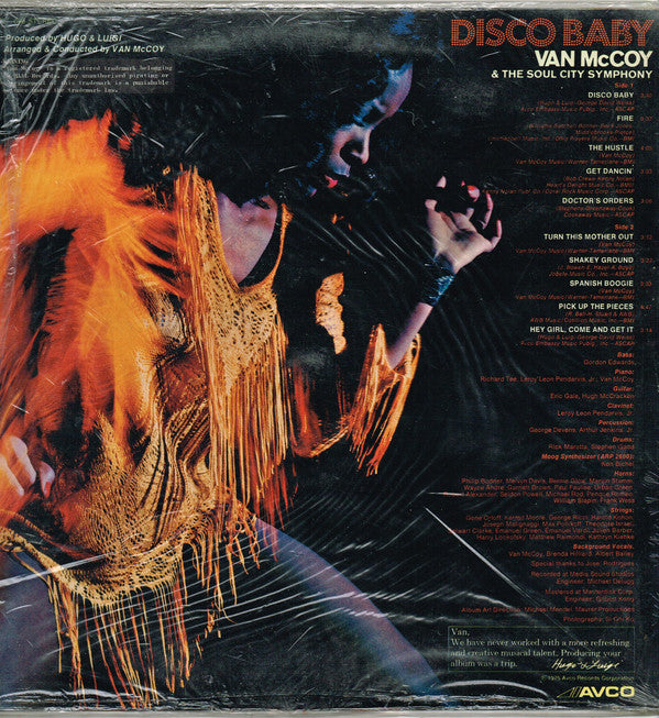 Van McCoy & The Soul City Symphony - Disco Baby (Vinyl)