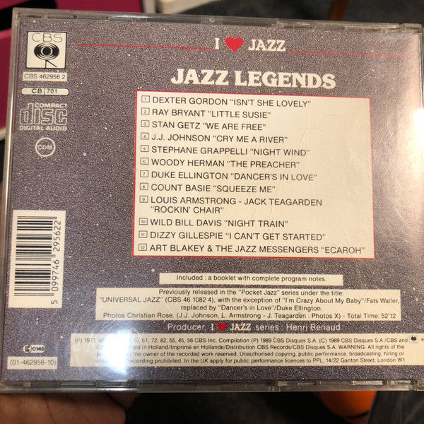 Various - Jazz Legends (CD) Image