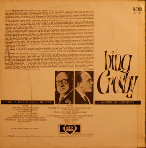 Bing Crosby - Among My Souvenirs (Vinyl) Image
