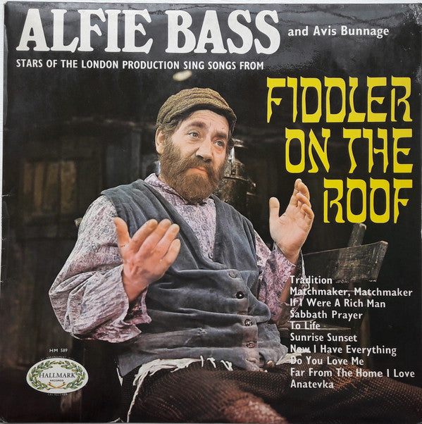 Alfie Bass And Avis Bunnage - Fiddler On The Roof (Vinyl) Image