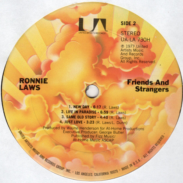 Ronnie Laws - Friends And Strangers (Vinyl) Image