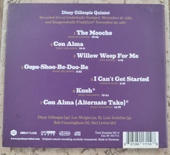 Dizzy Gillespie Quintet - Liederhalle Stuttgart November 27, 1961 - Kongresshalle Frankfurt November 29, 1961 (CD)