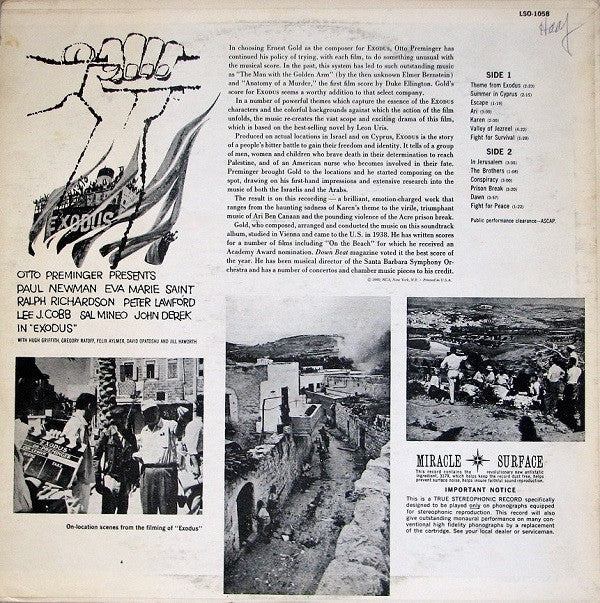 Ernest Gold - Exodus - An Original Soundtrack Recording (Vinyl)