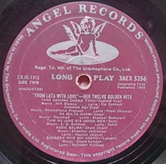 Lata Mangeshkar - From Lata With Love - Her Twelve Golden Hits (Vinyl) Image
