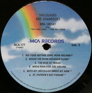 Bing Crosby - Shillelaghs And Shamrocks (Vinyl) Image