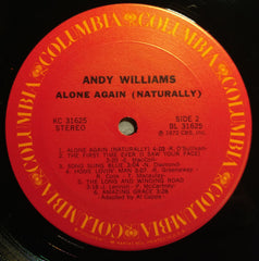 Andy Williams - Alone Again (Naturally) (Vinyl) Image