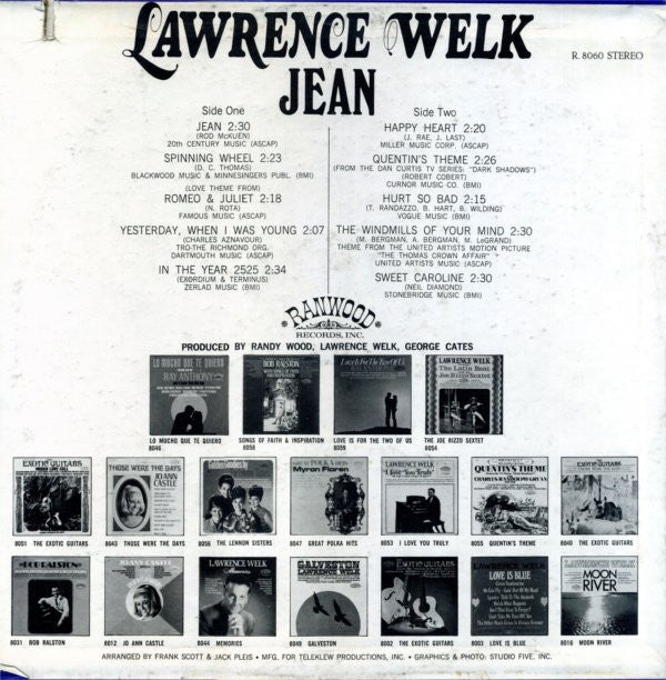 Lawrence Welk - Jean (Vinyl)