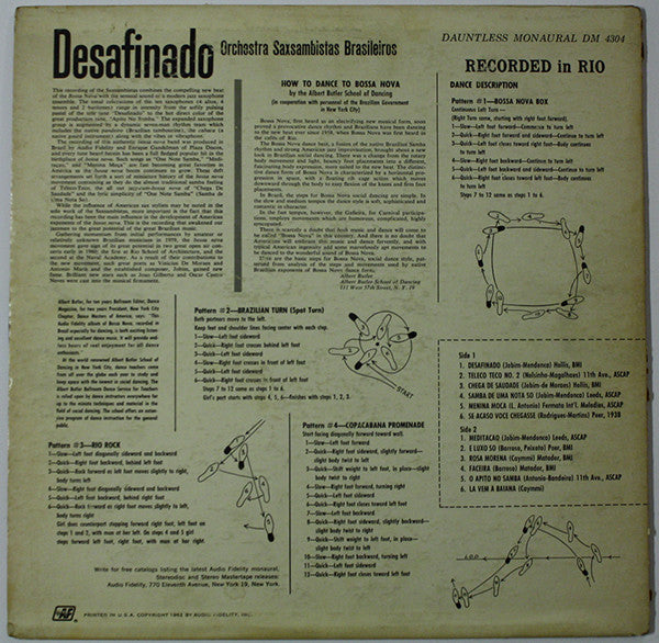 Os Saxsambistas Brasileiros - Desafinado (Vinyl)