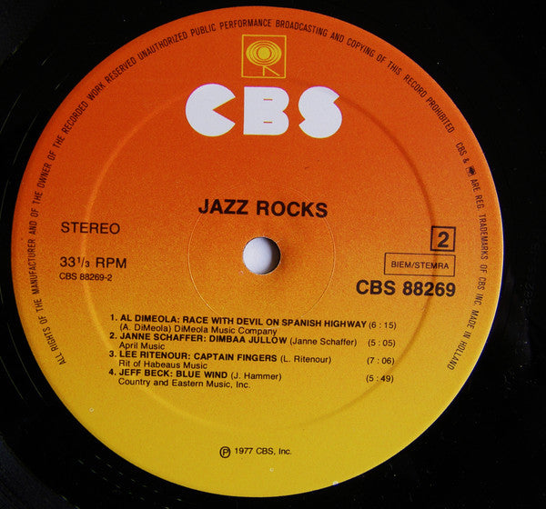 Various - Jazz Rocks (Vinyl) (2 LP) Image