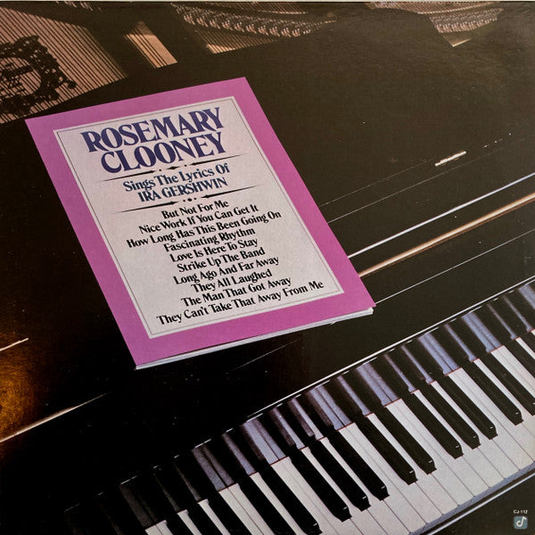 Rosemary Clooney - Rosemary Clooney Sings The Lyrics Of Ira Gershwin (Vinyl) Image