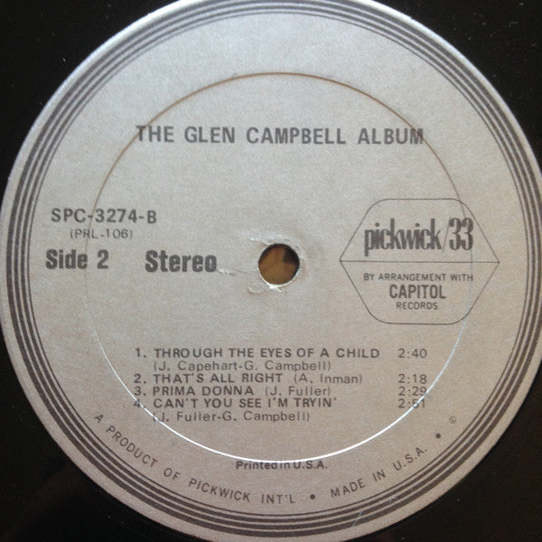 Glen Campbell - The Glen Campbell Album (Vinyl)