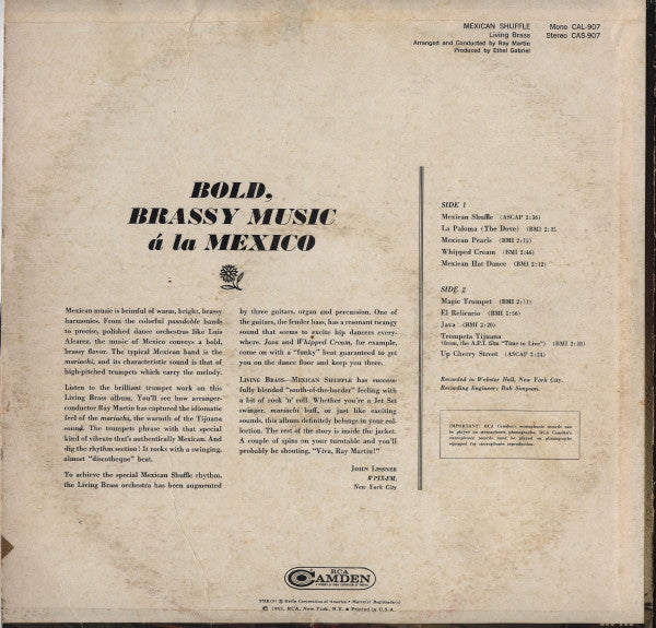 Living Brass - Mexican Shuffle (Vinyl) Image