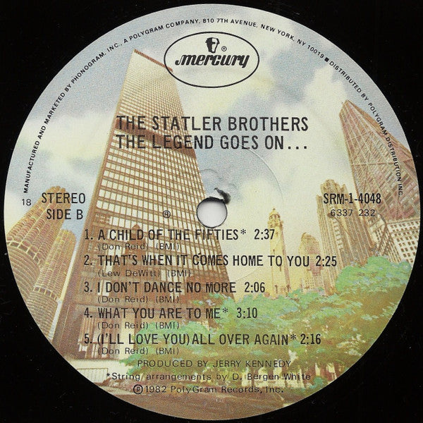 Statler Brothers, The - The Legend Goes On... (Vinyl) Image