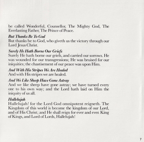 Georg Friedrich Händel, Mormon Tabernacle Choir - The Great "Messiah" Choruses (CD)