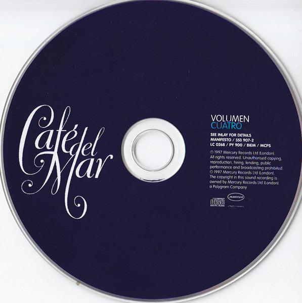 Various - CafÃ© Del Mar - Volumen Cuatro (CD) Image