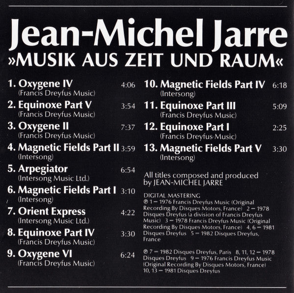 Jean-Michel Jarre - Musik Aus Zeit Und Raum (CD) Image