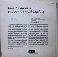 Georges Bizet / Sergei Prokofiev - Academy Of St. Martin-in-the-Fields, The, Sir Neville Marriner - Symphony In C / Classical Symphony (Vinyl) Image