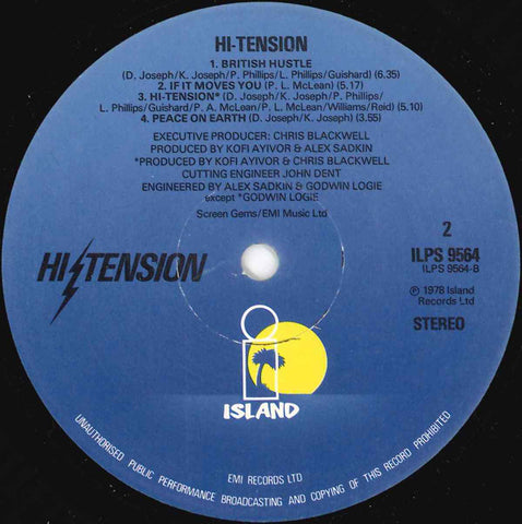 Hi-Tension - Hi-Tension (Vinyl)