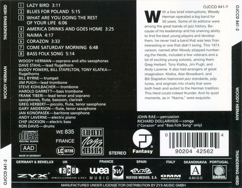 Woody Herman - Thundering Herd (CD)