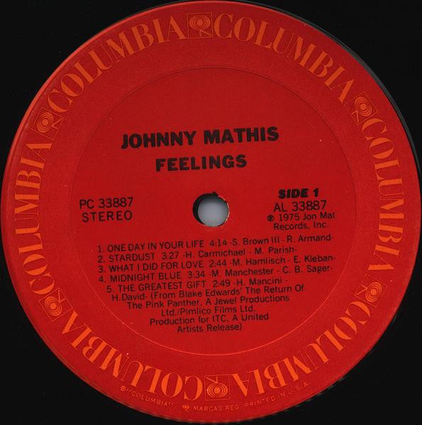 Johnny Mathis - Feelings (Vinyl) Image