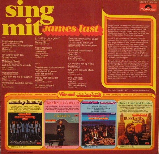 James Last - Sing Mit (Vinyl) Image