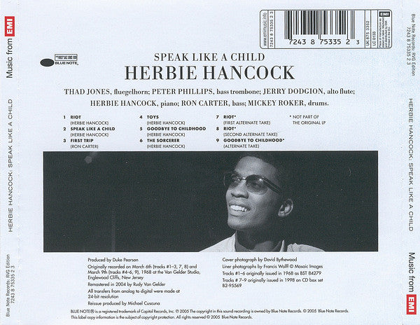 Herbie Hancock - Speak Like A Child (CD) Image