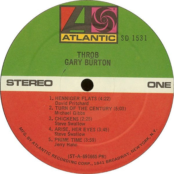 Gary Burton - Throb (Vinyl)