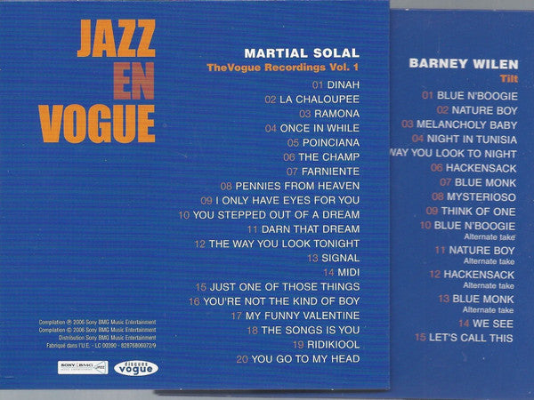 Sidney Bechet, Clifford Brown, Dizzy Gillespie, Lionel Hampton, Thelonious Monk, Gerry Mulligan, Django Reinhardt, Henri Renaud, Martial Solal, Barney Wilen - Jazz En Vogue - 10 Geants Du Jazz (CD) (10 CD) Image