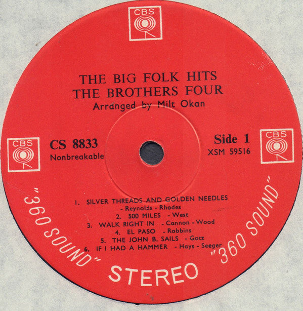 Brothers Four, The - The Big Folk Hits (Vinyl)