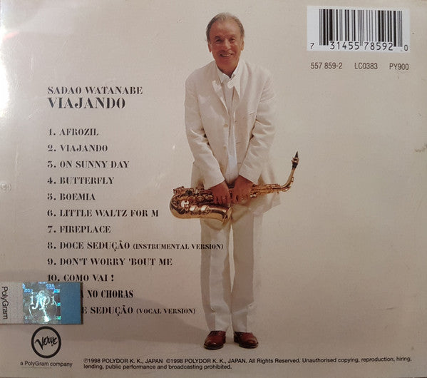 Sadao Watanabe - Viajando (CD) Image
