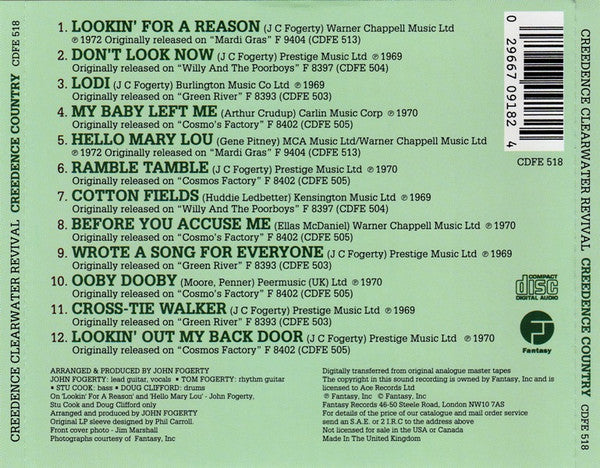 Creedence Clearwater Revival - Creedence Country (CD)