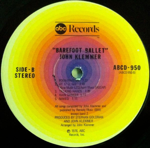 John Klemmer - Barefoot Ballet (Vinyl) Image