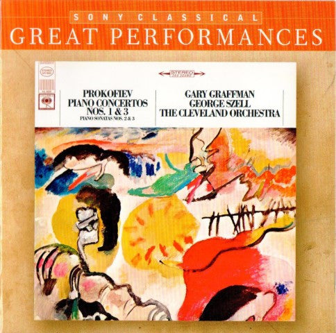 Sergei Prokofiev, Gary Graffman, George Szell, Cleveland Orchestra, The - Piano Concertos Nos. 1 & 3 (CD)