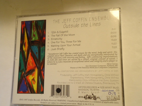 Jeff Coffin Ensemble, The - Outside The Lines (CD) Image