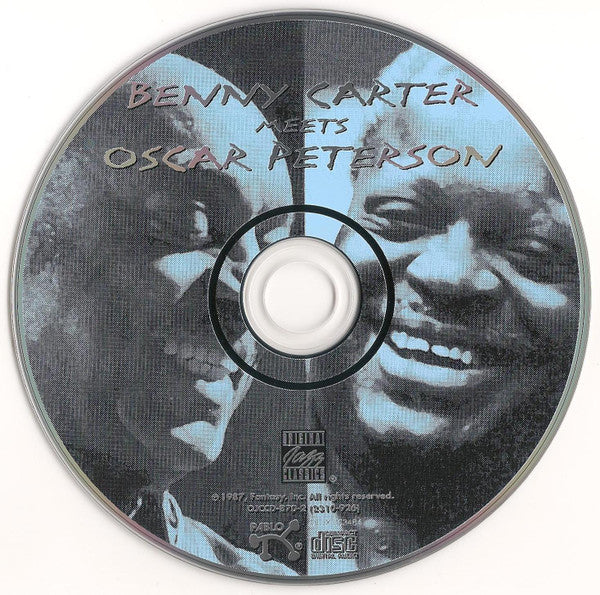 Benny Carter Meets Oscar Peterson - Benny Carter Meets Oscar Peterson (CD) Image
