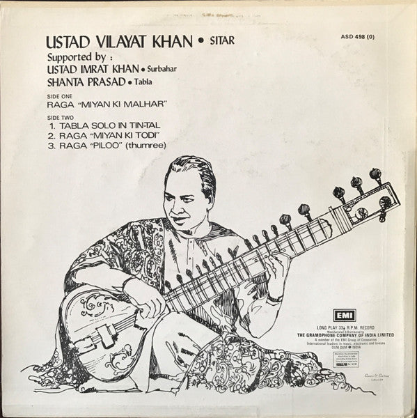 Vilayat Khan - Classical Music Of India (Vinyl)