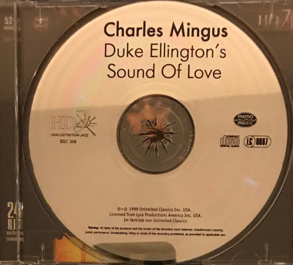 Charles Mingus - Duke Ellington's Sound Of Love (CD) Image