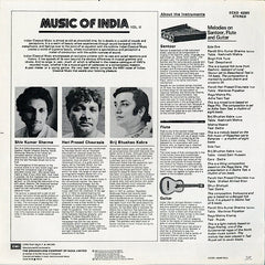 Pandit Shiv Kumar Sharma, Hariprasad Chaurasia, Brij Bhushan Kabra - Music Of India Vol. II. (Melodies On Santoor, Flute And Guitar) (Vinyl)