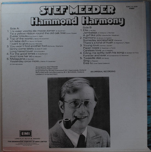 Stef Meeder - Hammond Harmony (Vinyl)