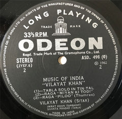 Vilayat Khan - Classical Music Of India (Vinyl)