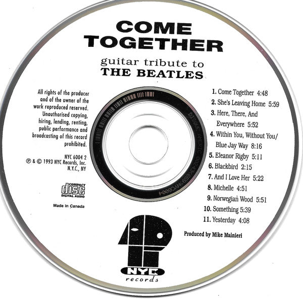 Various - Come Together - Guitar Tribute To The Beatles (CD) Image